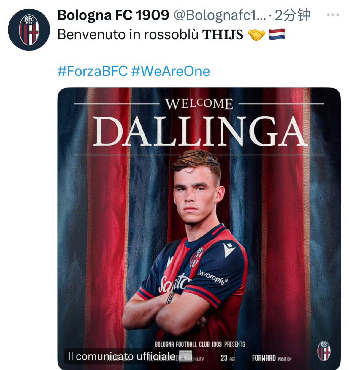 博洛尼亚前锋状态神勇，成为球队得分王的简单介绍