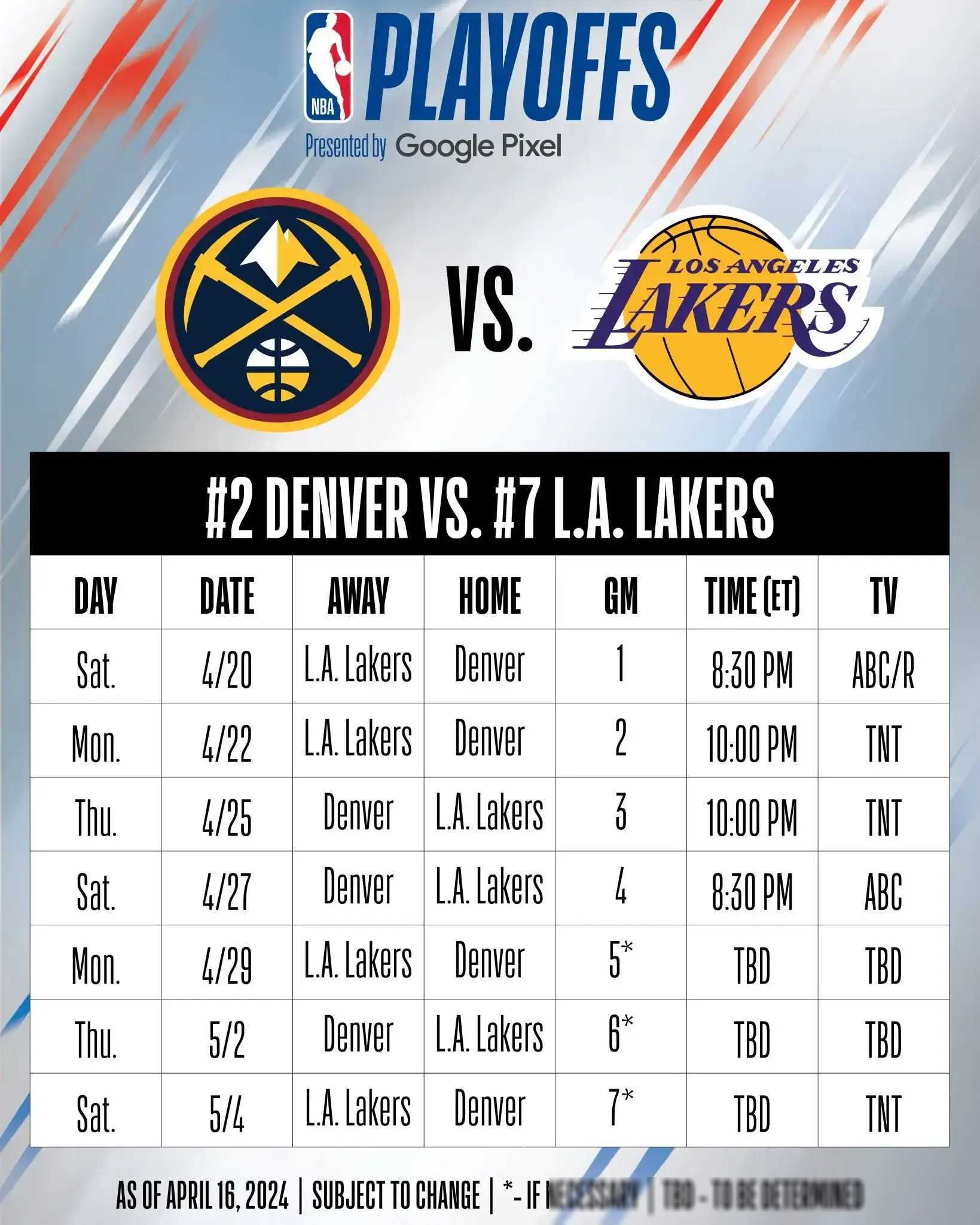 NBA官方宣布下周赛程调整